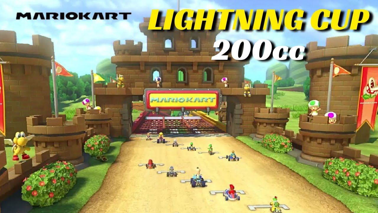 Mario Kart 8 Deluxe - Lightning Cup Grand Prix 200cc Gameplay