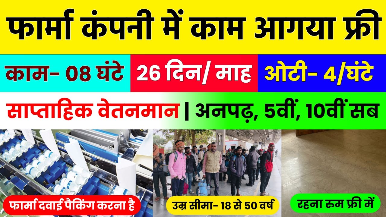 Pharma Company Job Vacancy 2026 | New Job Vacancy 2026