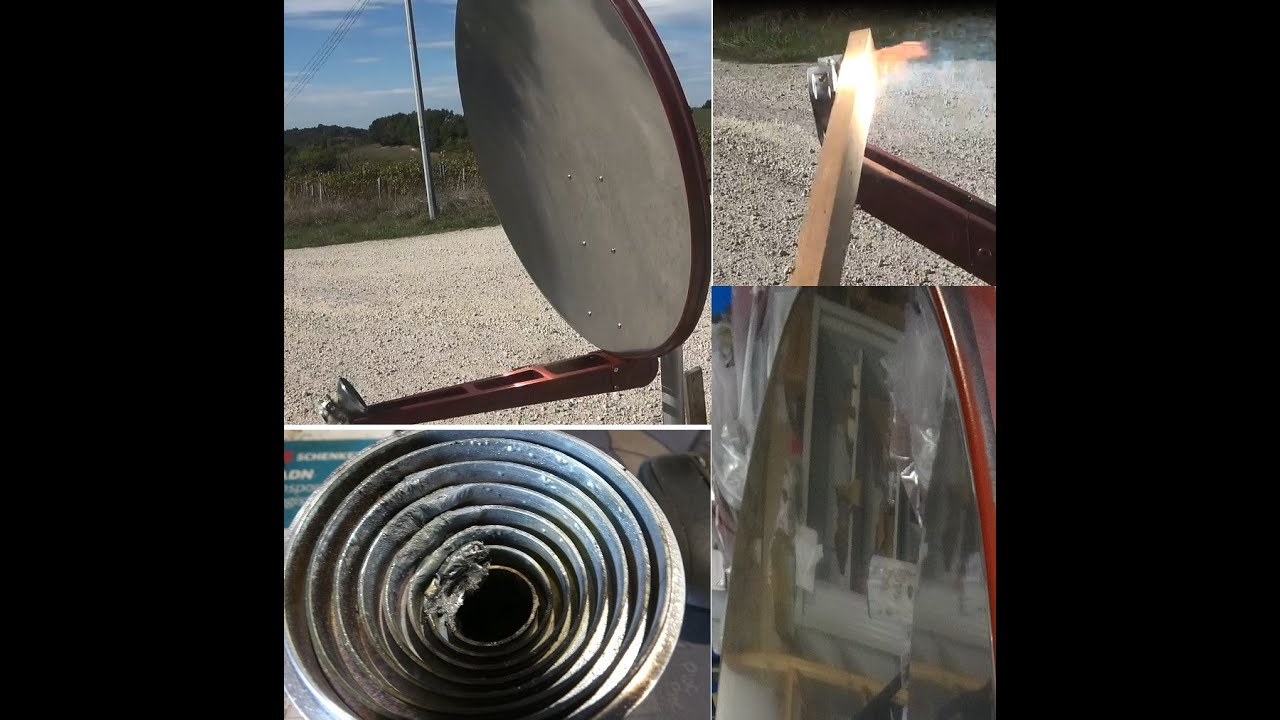 Comment polir une parabole en aluminium comme un miroir pour faire un four solaire