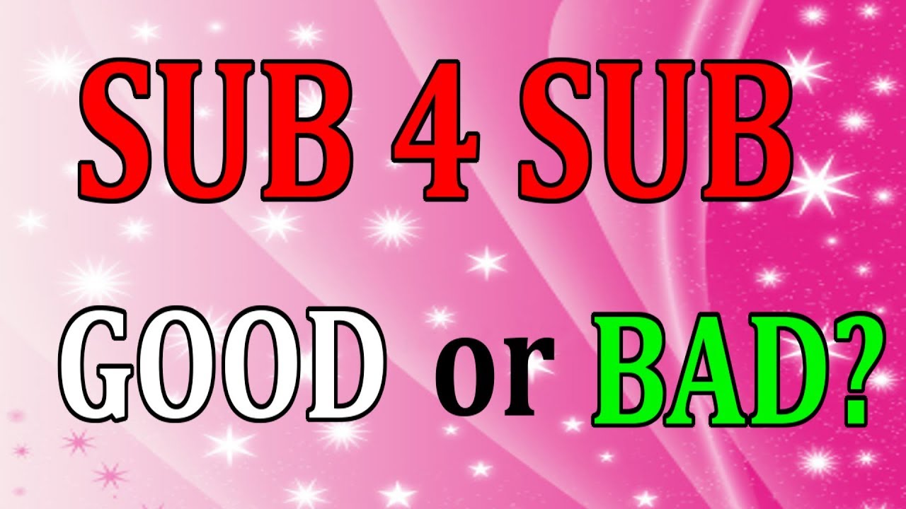 IS YOUTUBE SUB4SUB BAD? | KIDTUBERSHUB DISCUSSES
