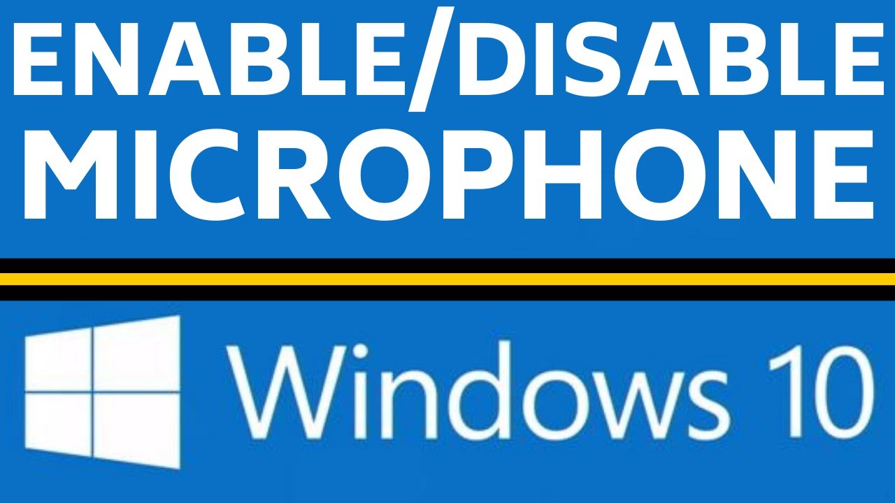 Как включить/отключить микрофон в Windows 10 — Включить/выключить микрофон