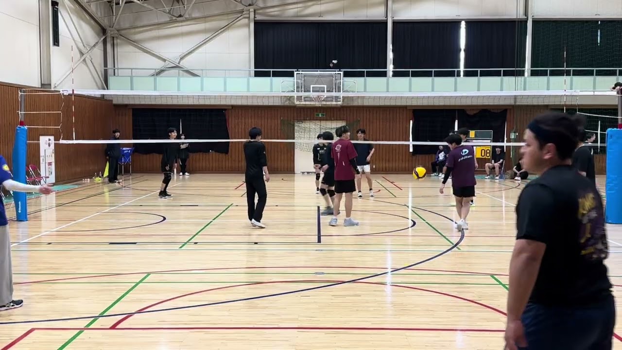 3月15日　男子6 練習試合②