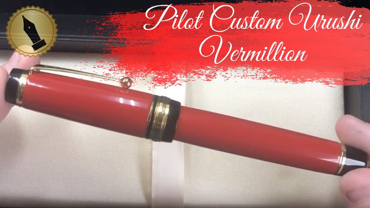 Распаковка и обзор Pilot Custom Urushi Vermilion