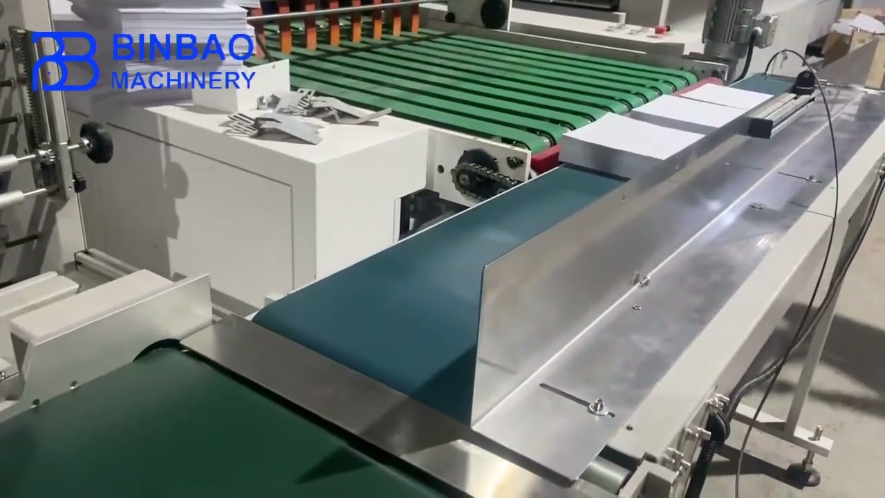 Automatic A4 reams Cutting And Packing Line Online Heat Shrink Packing Multiple Size Paper Sheeter