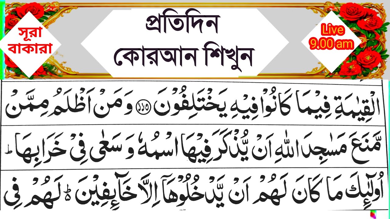 learn Quran recitation #Quran
