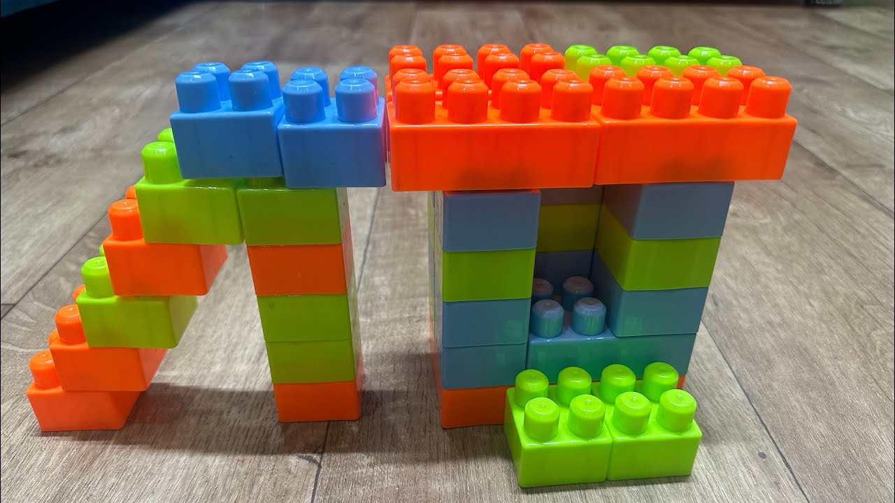 Satisfying DIYHouse ASMR/Building Blocks/Lego Building blocks/Block game #asmr#buildingblocks #lego