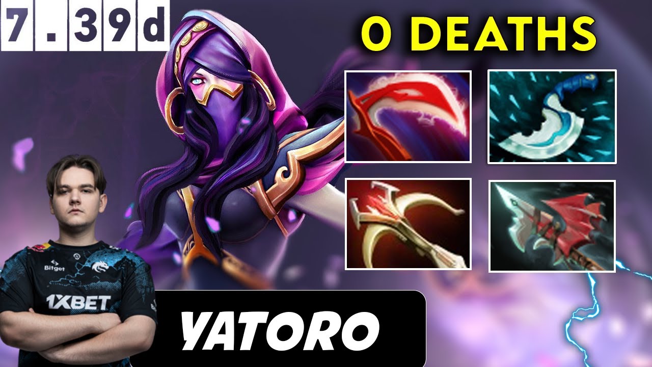 Yatoro Templar Assassin Safelane 0 Deaths - THE INTERNATIONAL 2025 Dota 2 Pro player Gameplay