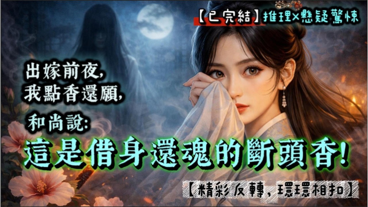 ［完結懸疑文］出嫁前夜，我點香還願，和尚卻說：這是借屍還魂的斷頭香！