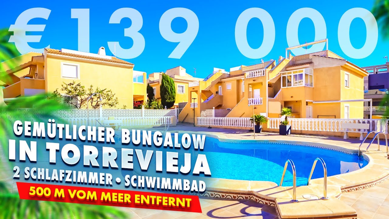 Immobilie Spanien kaufen. Gemütlicher Bungalow in Torrevieja 139 000 € | Alegria