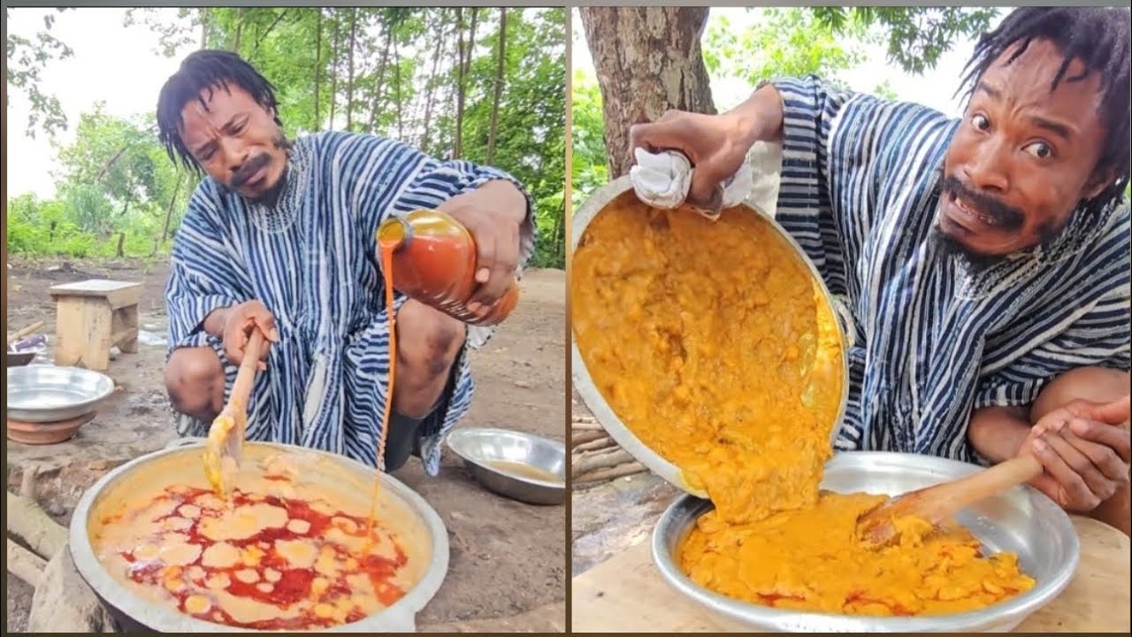 Father Ankrah hot Cocoyam Porridge Recipe 😋 😎