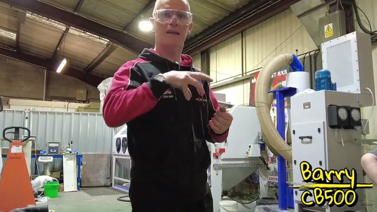 Everyday's a school day learning blasting techniques @ Guyson International restoration road 2 track