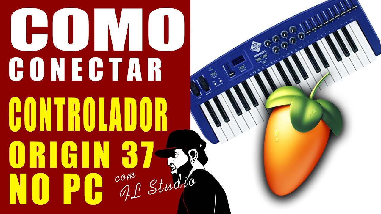 Como Conectar o MIDIPlus Origin 37 (AMW P37) No PC (Fruit Loops) | (TSTMEP016)