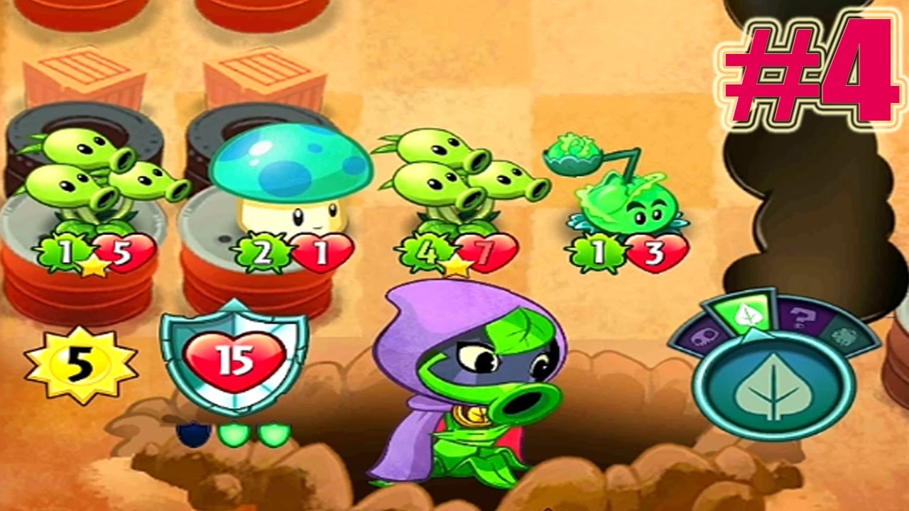 PLANT MISSIONS - Plants vs Zombies™ Heroes Android Gameplay HD #4