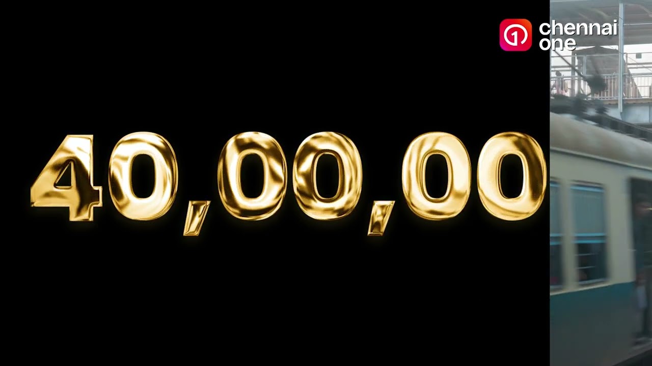 ⚡️🎉 40,00,000 tickets booked on #ChennaiOne! 🎉⚡️ From a shared vision to a city that moves as one 💛