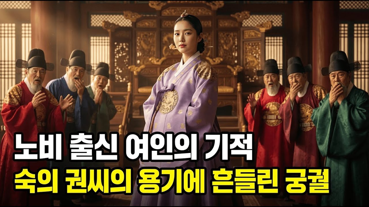 궁궐의 숨겨진 이야기: 숙의 권씨의 용기