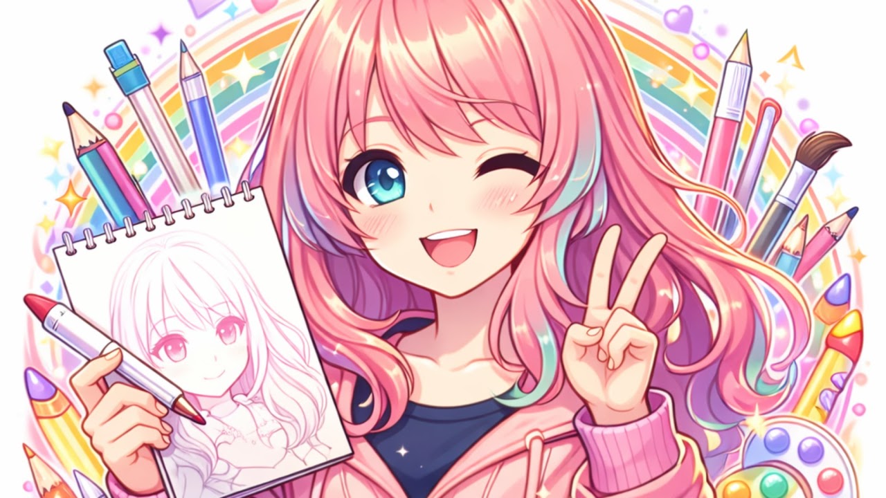 Make a attractive Anime character drawing