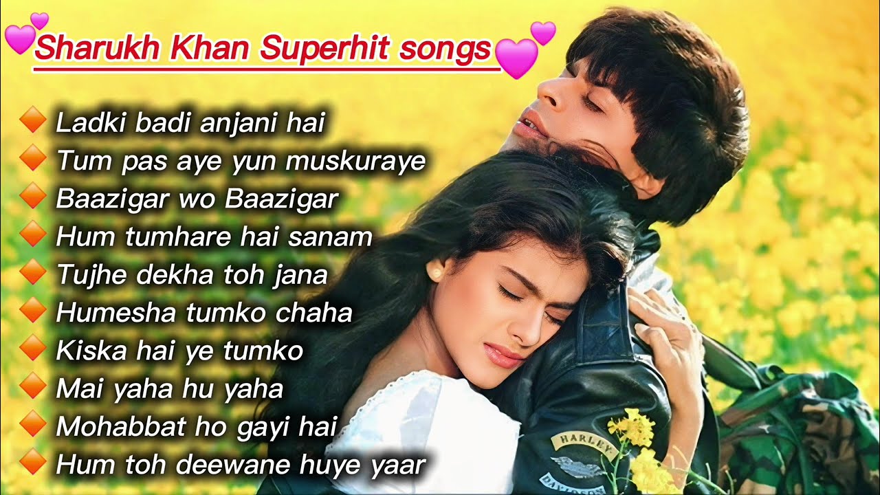 Sharukh Khan Superhit songs 90s juckebox#hindisong #songs #gana #bollywood #90s 