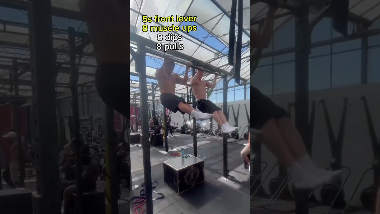 Advanced calisthenics pull set with Mike at the caliconnect rise & reps event 💪 #calisthenics