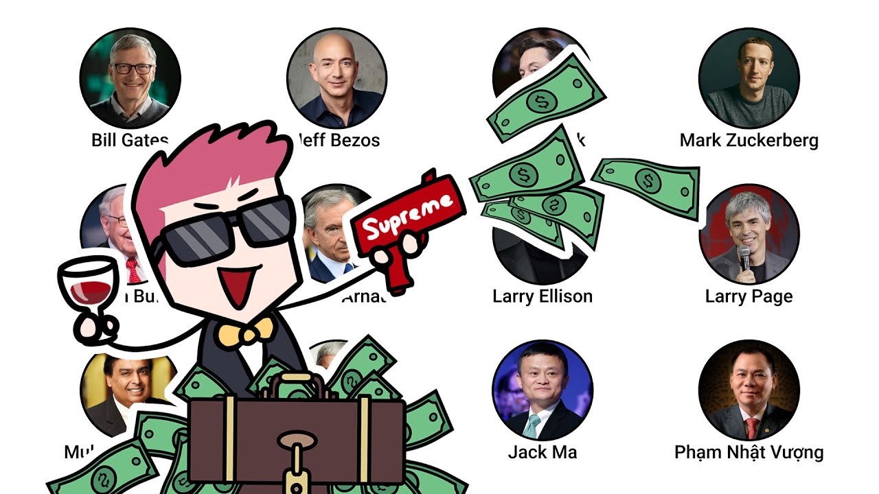 Những người nhiều tiền nhất thế giới trong 12 phút