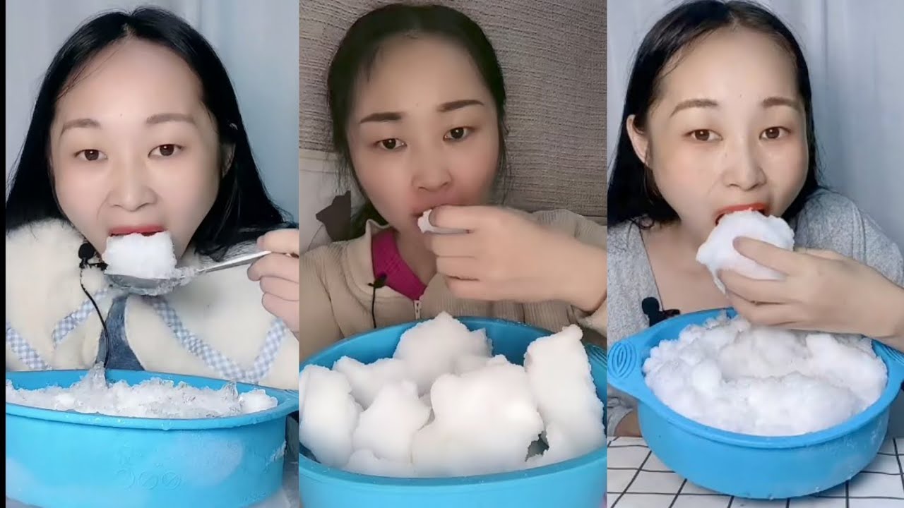 [ONLY BITES] REFROZEN ICE EATING | EXTREMELY SQUEAKY & CRUNCHY ASMR 🧊