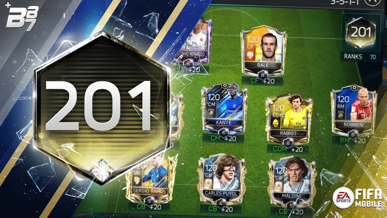 THE BEST TEAMS ON FIFA MOBILE! 201 RATED! | FIFA MOBILE