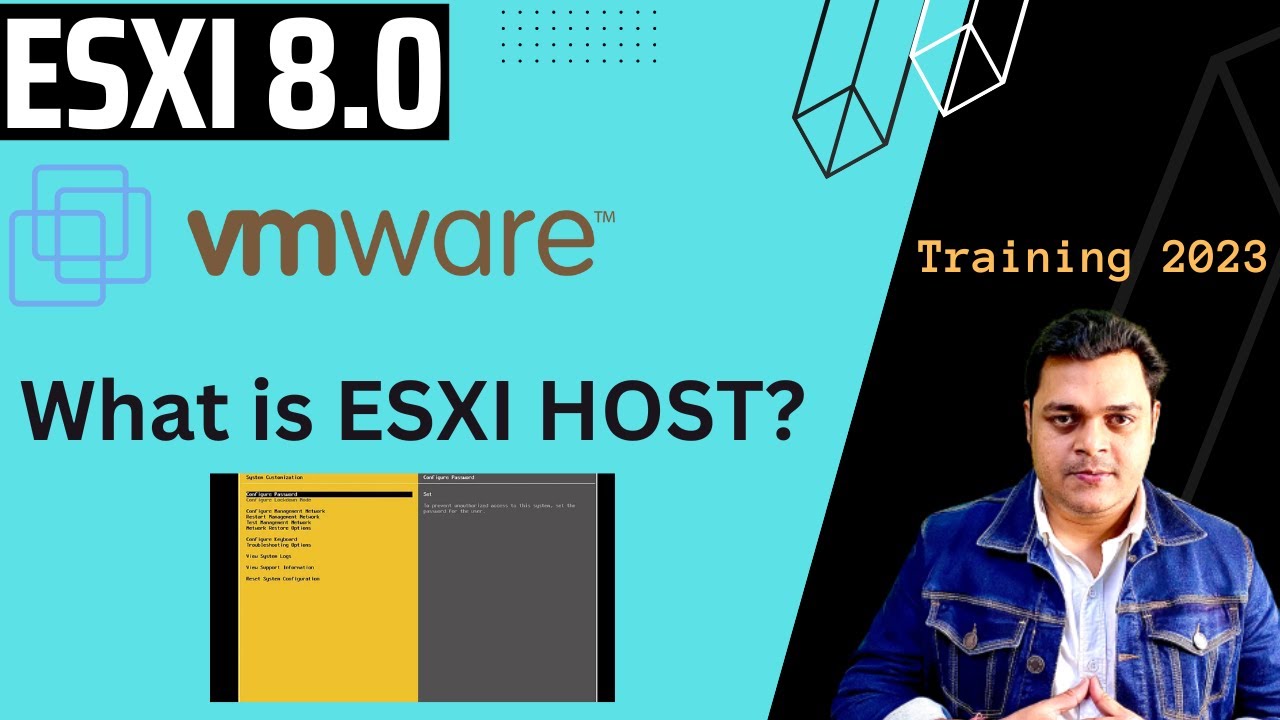 What is VMware vSphere ESXI HOST ! Very Easy to understand esxi host | VMware vSphere 8.0