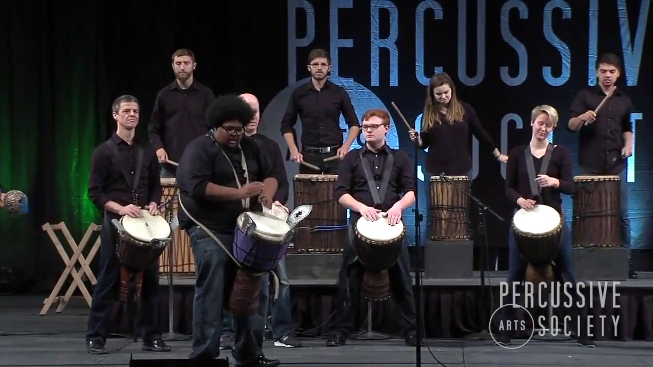 Zaouli KU West African Drum Ensemble PASIC 17 WPEC Winner's Showcase Concert