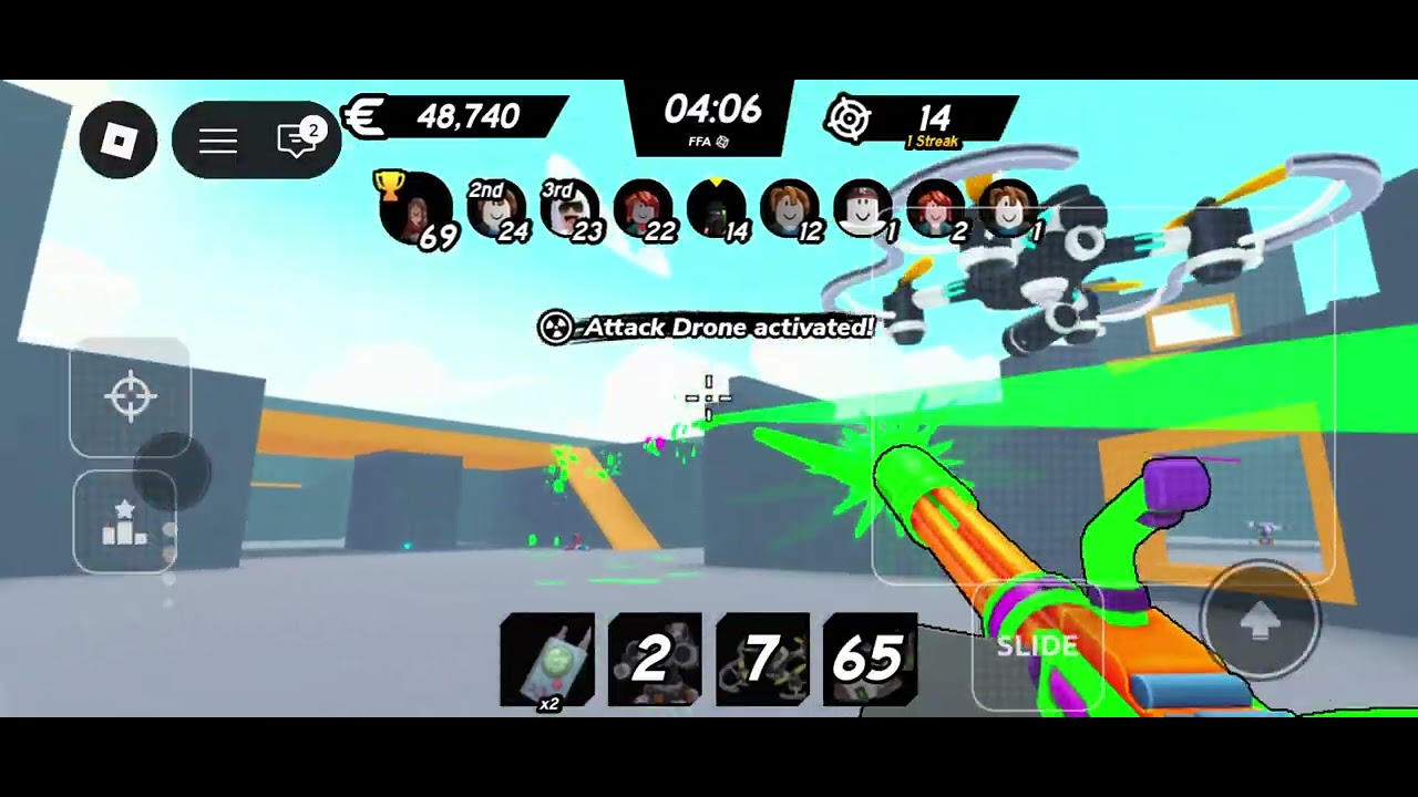 Spelar Big paintball 2, Roblox