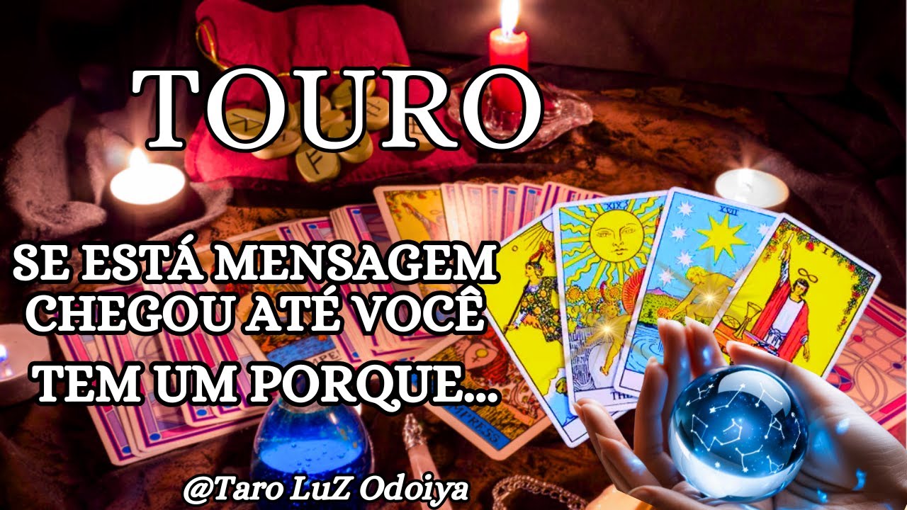 TOURO♉A MENSAGEM FOI BEM CLARA: SE VOCÊ NÃO FIZER, O UNIVERSO FAZ POR VOCÊ...