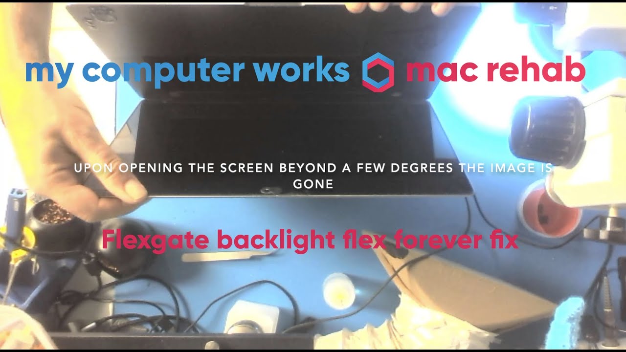 Macbook Pro 2016 & 17 backlight flex repair and extension  A forever fix for 'flexgate'