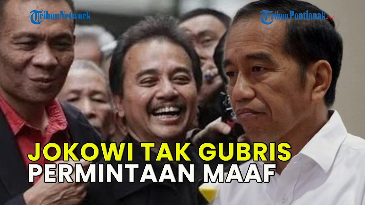 UPDATE❗ KASUS IJAZAH MEMANAS! JOKOWI TAK GUBRIS PERMINTAAN MAAF, ROY SURYO MINTA SP3