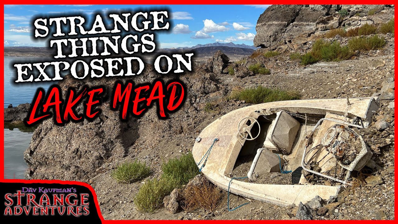 LAKE MEAD TREASURE HUNT BY BOAT! UNDISCOVERED STRANGE THINGS REVEALED IN THE DROUGHT!