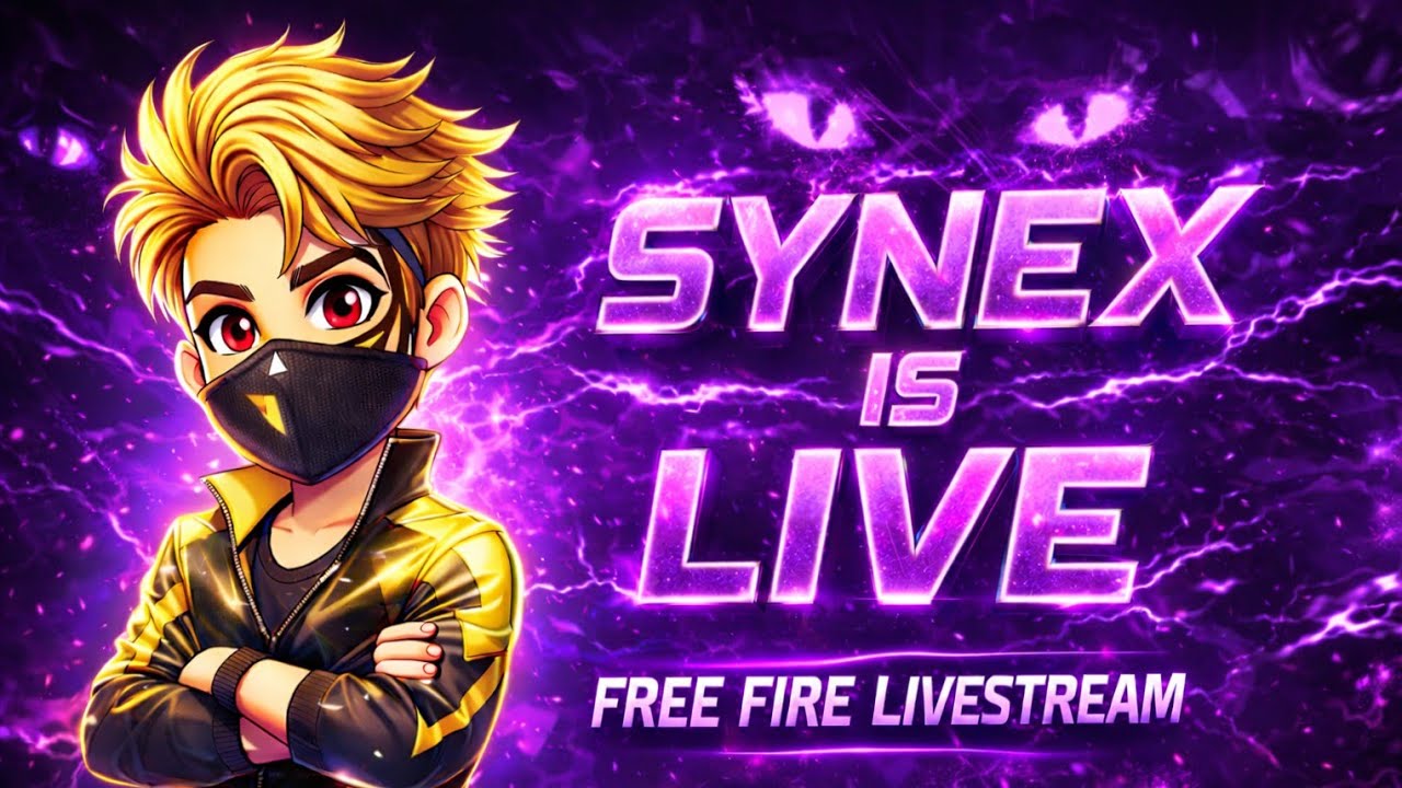 FREE FIRE LIVE 🔴 ONE TAP HEADSHOT GAMEPLAY | RANK PUSH LIVE | CUSTOM ROOM | SYNEX GAMING