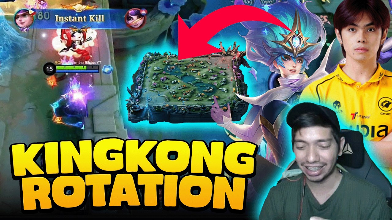 New Kingkong Rotation in Rank Game | Harley Gameplay | MLBB