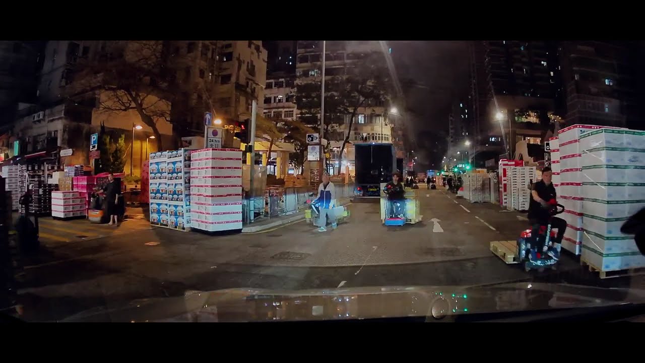 [Drive with me] EP005 Wholesale Fruit Market, Hong Kong