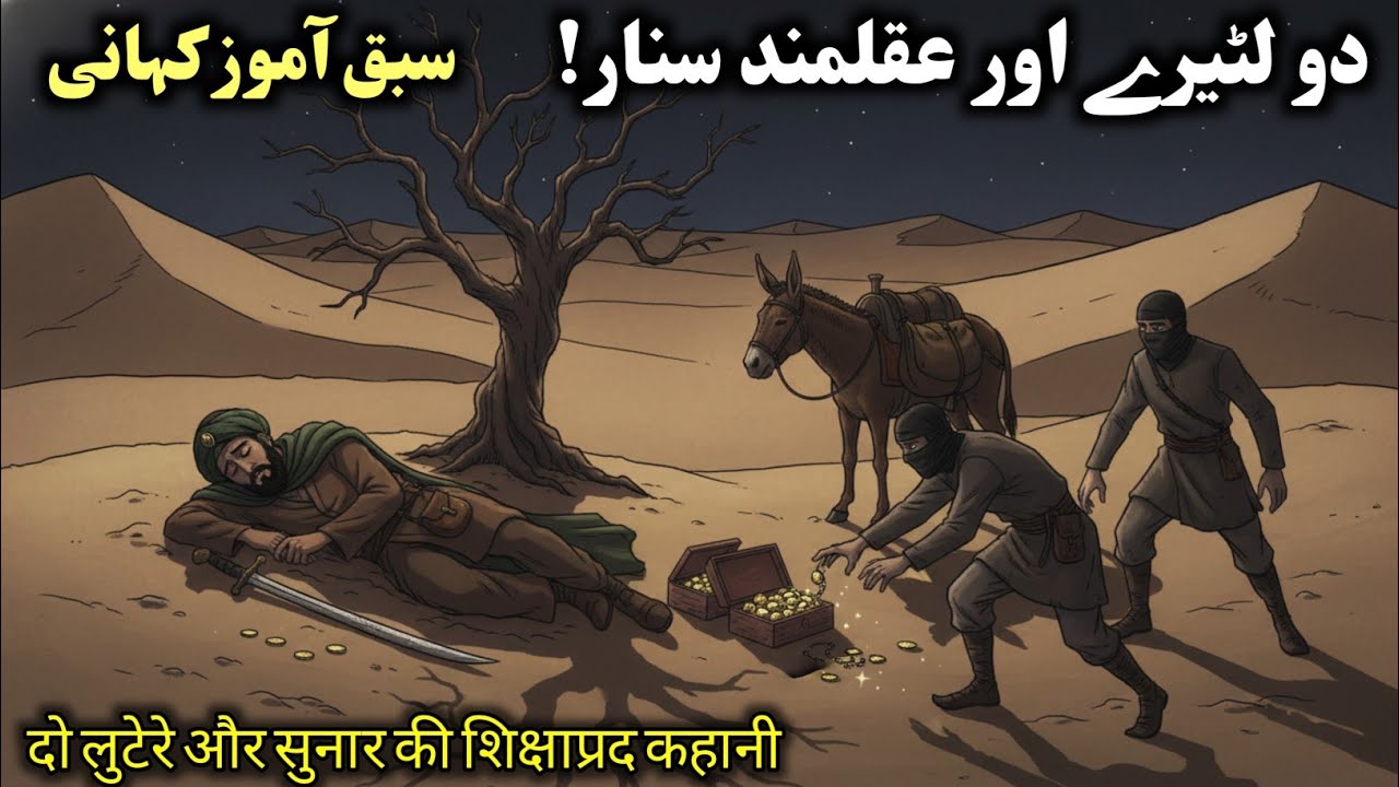 Do Lutere Aur Aqalmand Sunar | दो लुटेरों और सुनार की कहानी | Moral Story 