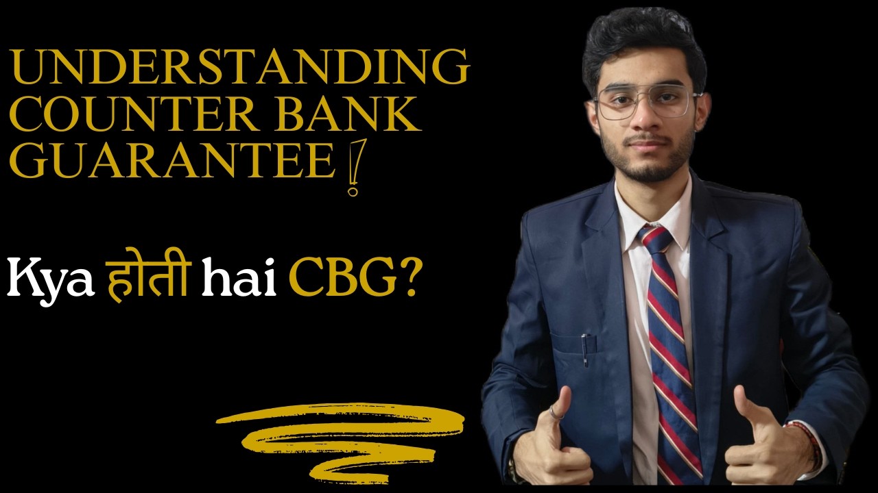 Counter Bank Guarantee ( CBG )| In-depth Understanding | Bank To Bank Risk Transfer 