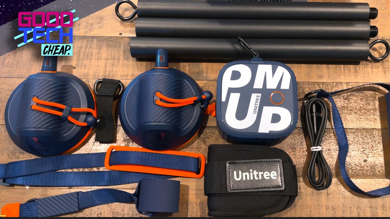 Unboxing Unitree Pump: Motor-Powered All-in-One Smart Pocket Home Gym : Good Tech Cheap