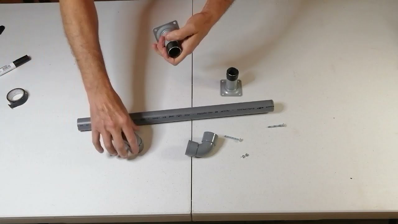Como hacer barra de seguridad casera para baño #barandilla #pvc #tubodepvc