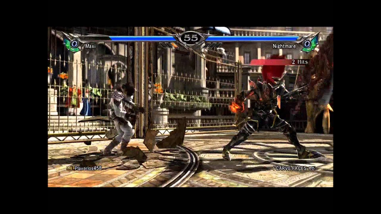 Soul Calibur 5 Pro High Level Nightmare vs Maxi Gamplay Commentary