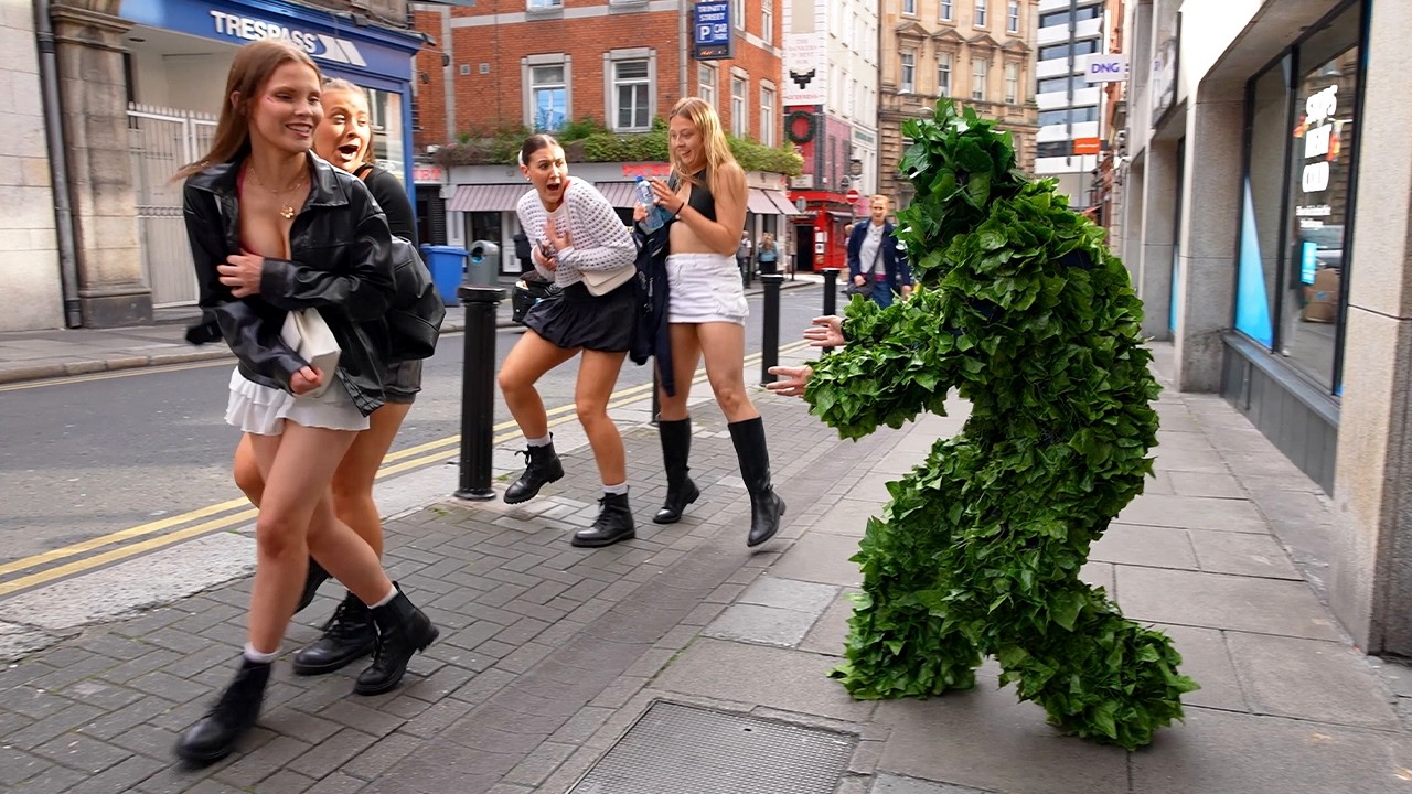 Bushman Prank vs Women Running