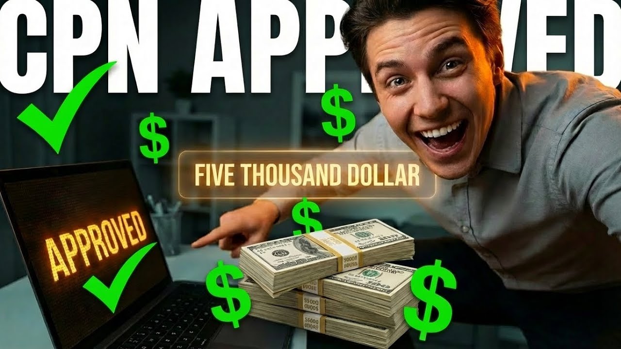 MDG.com $5,000 Line of Credit Guaranteed with CPN Number 