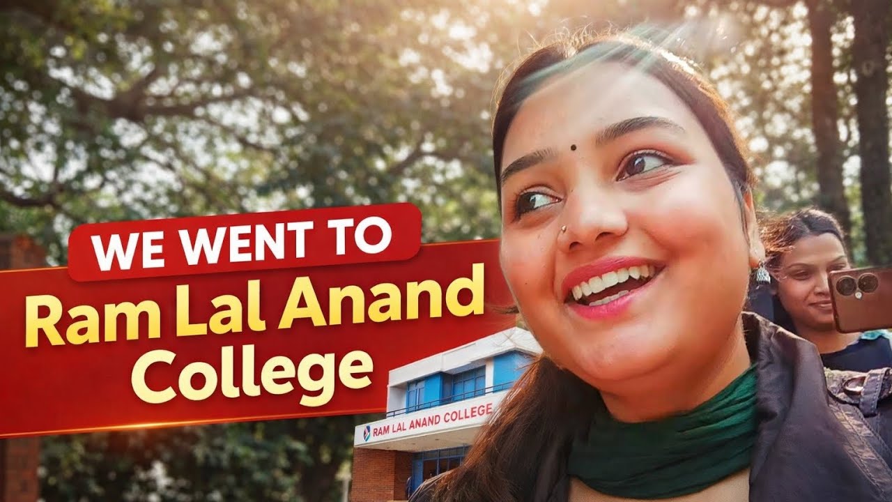 We went to Ram Lal Anand College 😃(15/365)
