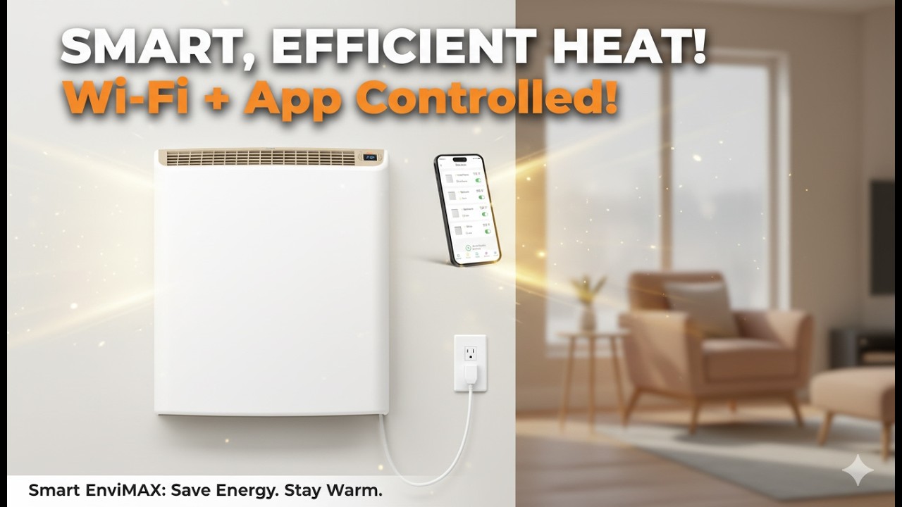 Smart EnviMAX 1000W Wi-Fi Heater Review &ndash; Efficient & App Controlled