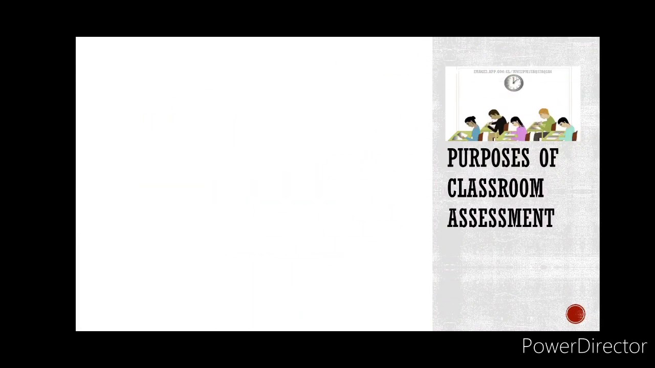 Part 2 of 3 Assessment in Learning 1 - Purposes of Classroom Assessment