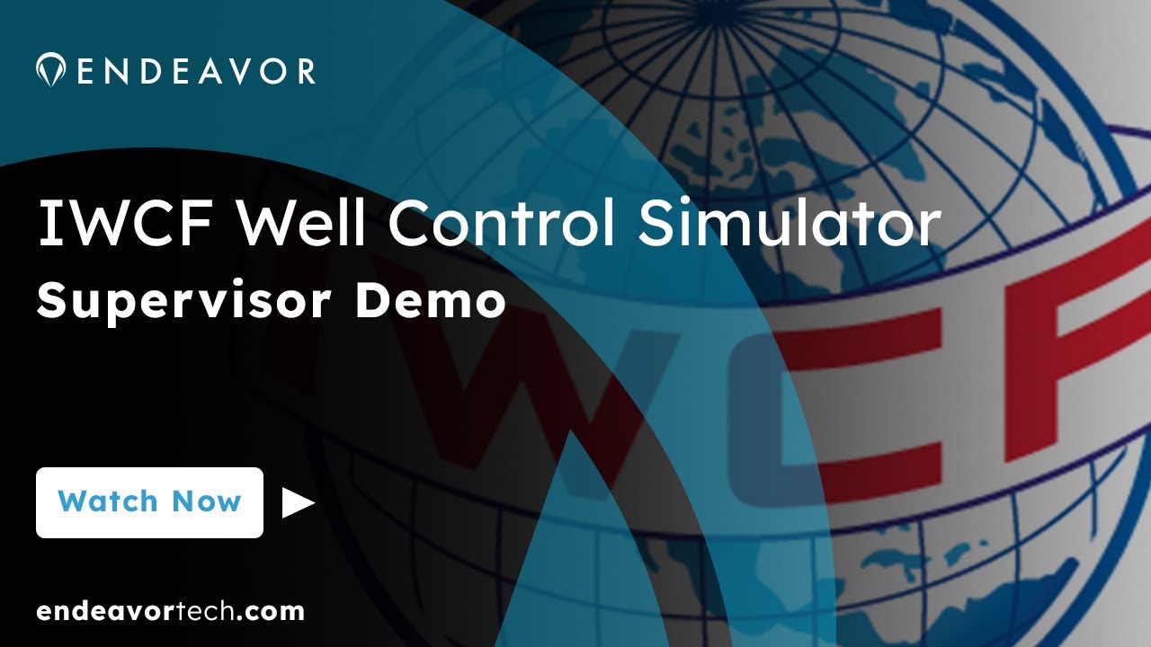 IWCF Well Control Simulator Level 4 Supervisor