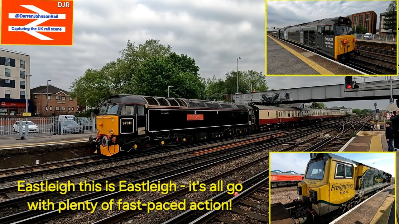 Another fast-paced action-packed video at Eastleigh Station....The station that just keeps giving!
