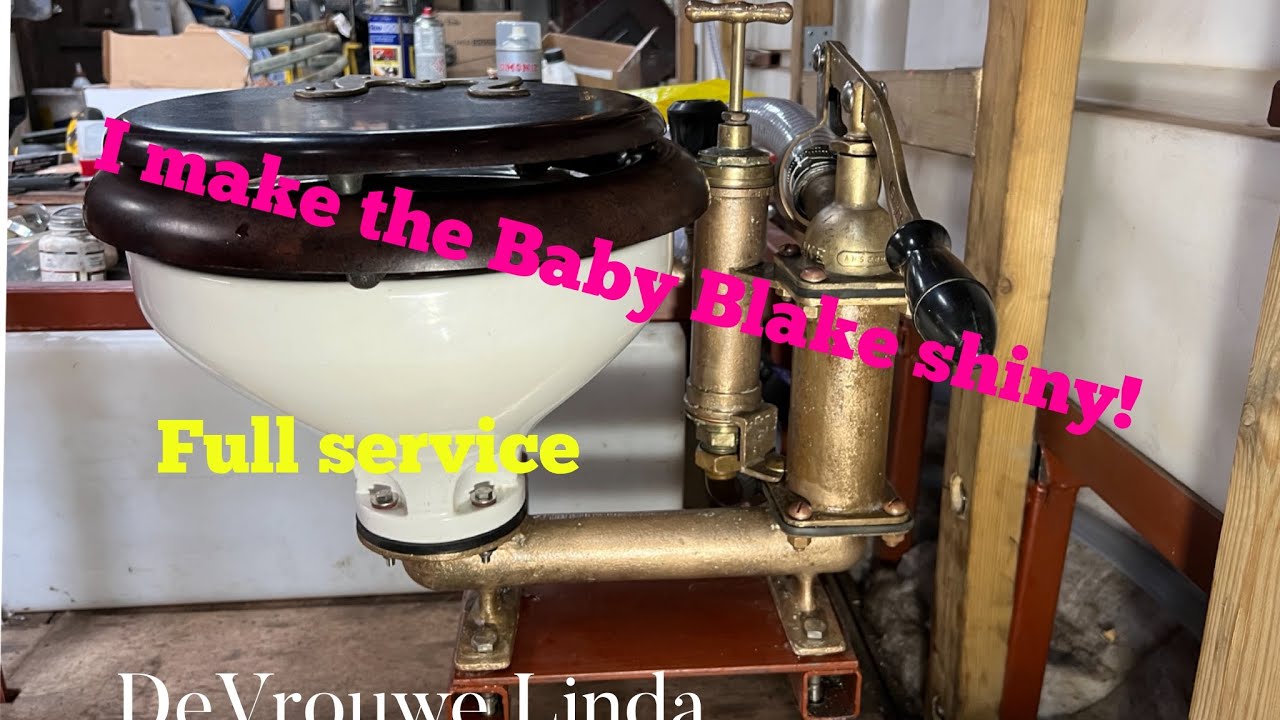 I strip down and rebuild Baby Blake toilet. And hook it up.