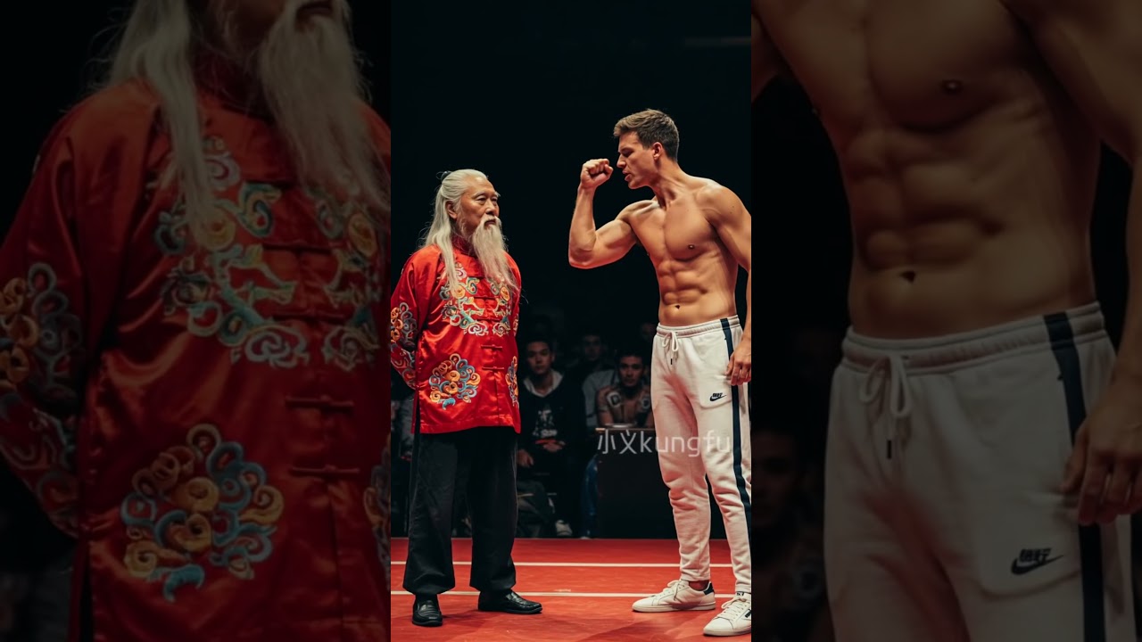 The Tai Chi old man was angry, and he showed his unique skill. #kungfu #boxing #taichi