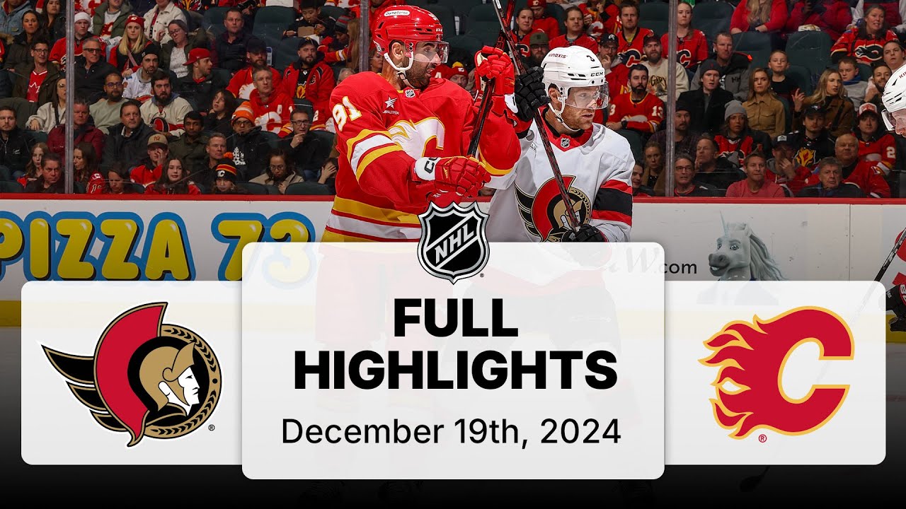 NHL Highlights | Senators vs. Flames | December 19, 2024